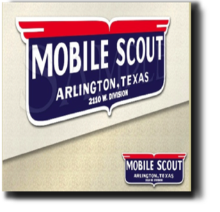 Mobile Scout Travel Trailer Decal